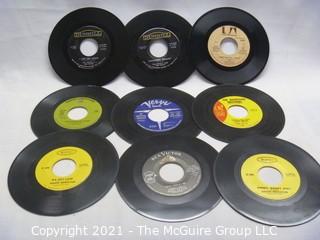 Vinyl Record: 45rpm: Various (9) 60's pop  various artists - Righteous Bros