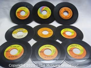 Vinyl Record: 45rpm: Various (9) 60's pop  various artists - Beach Boys