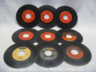 Vinyl Record: 45rpm: Various (9) 60's pop  various artists - Paul Revere