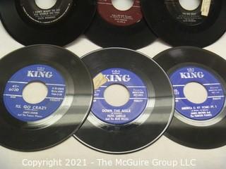 Vinyl Record: 45rpm: Various (7) 60's pop/rock  Soul Fats Domino