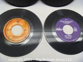 Vinyl Record: 45rpm: Various (7) 60's pop  Novelty Monster Mash