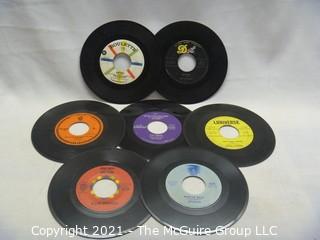 Vinyl Record: 45rpm: Various (7) 60's pop  Novelty Monster Mash