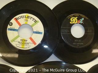 Vinyl Record: 45rpm: Various (7) 60's pop  Novelty Monster Mash