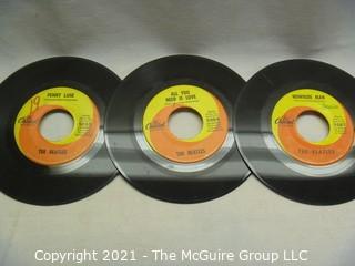 Vinyl Record: 45rpm: Various (8) 60's pop/rock  Beatles Tollie