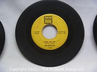 Vinyl Record: 45rpm: Various (8) 60's pop/rock  Beatles Tollie