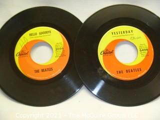 Vinyl Record: 45rpm: Various (8) 60's pop/rock  Beatles Tollie