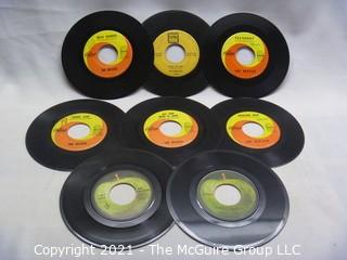 Vinyl Record: 45rpm: Various (8) 60's pop/rock  Beatles Tollie