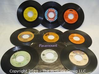 Vinyl Record: 45rpm: Various (9) 70's pop  various artists -  YMCA  Queen