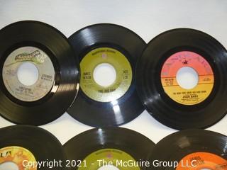 Vinyl Record: 45rpm: Various (9) 70's pop  various artists -  Janis Joplin