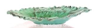 Large Green Pottery Bowl made by Royal Hickman for Haeger Pottery.  Measures approximately 18" long.