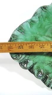 Large Green Pottery Bowl made by Royal Hickman for Haeger Pottery.  Measures approximately 18" long.