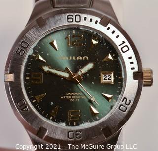 "Milan" 100 ft. resistant Automatic Men's Diver's Wristwatch (untested) SS band