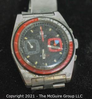 Watch: Vintage Tissot by Omega PR 516 Chronograph Lemania (untested)