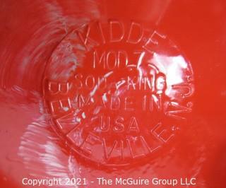 Red Soda King Siphon Bottle; Designed by Norman Bel Geddes; Walter Kidde Sales Co. Inc., Bloomfield, NJ