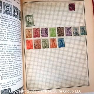 Vintage 1938 Worldwide Stamp Album by John W. Nicklin  Full of Older Stamps