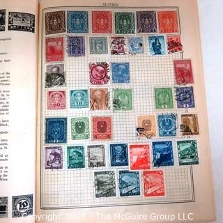 Vintage 1938 Worldwide Stamp Album by John W. Nicklin  Full of Older Stamps