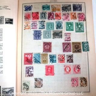 Vintage 1938 Worldwide Stamp Album by John W. Nicklin  Full of Older Stamps