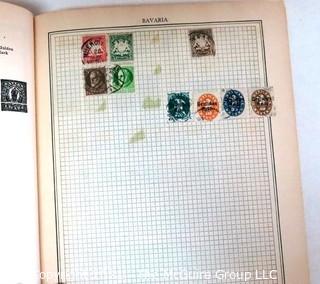 Vintage 1938 Worldwide Stamp Album by John W. Nicklin  Full of Older Stamps