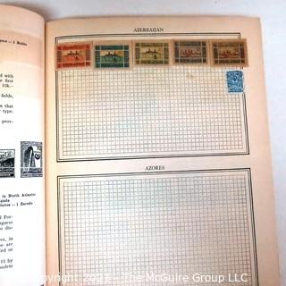 Vintage 1938 Worldwide Stamp Album by John W. Nicklin  Full of Older Stamps