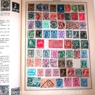 Vintage 1938 Worldwide Stamp Album by John W. Nicklin  Full of Older Stamps