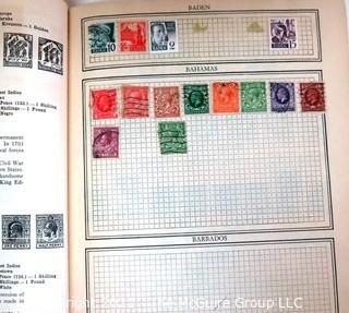 Vintage 1938 Worldwide Stamp Album by John W. Nicklin  Full of Older Stamps