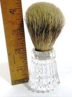 Waterford Cut Crystal Shaving Brush with Badger Hair 