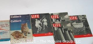 Ephemera: Magazines: Life (1936-38); Collier (1947)and signed and dedicated music sheet by composer Harold Rome for 1952 musical "Wish You Were Here"