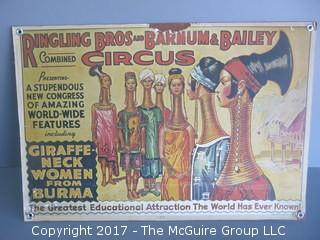 Vintage Circus Poster on laminate (16 1/2 x 24 1/2")