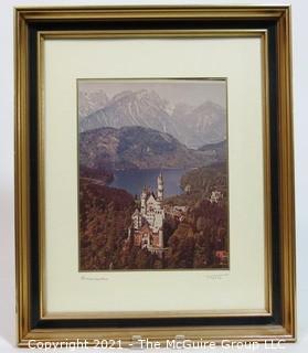 Framed photo of Neuschwanstein Castle Bavaria