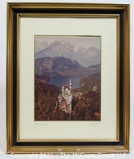 Framed photo of Neuschwanstein Castle Bavaria