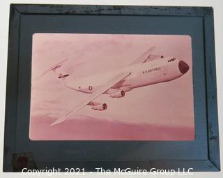 Selection of 24 glass positive slides of vintage aircraft from the estate of a noted aeronautic author.