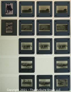 Selection of color slides of historical events from the holdings of a noted aeronautic author.