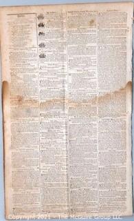 Independent Chronicle Newspaper (Boston, Mass.), circa 1805. Major letter to the country by Thomas Paine (1737-1809)