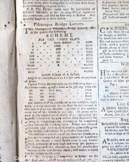 Independent Chronicle Newspaper (Boston, Mass.), circa 1805. Major letter to the country by Thomas Paine (1737-1809)