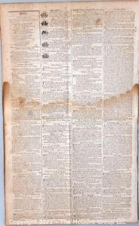 Independent Chronicle Newspaper (Boston, Mass.), circa 1805. Major letter to the country by Thomas Paine (1737-1809)