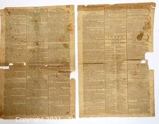 Gazette of the United States Newspaper, circa 1791