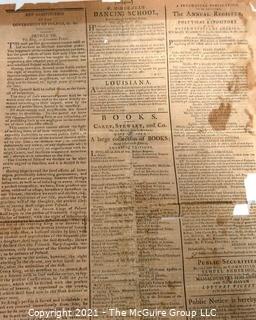 Gazette of the United States Newspaper, circa 1791