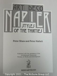 Book: "Napier Art Deco: Styles of the 1930's" by Peter Shaw and Peter Hallett