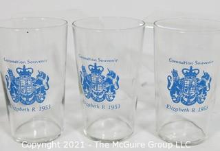 Group of Royal Commemorative Items for Queen Elizabeth and Prince Charles and Lady Diana. 