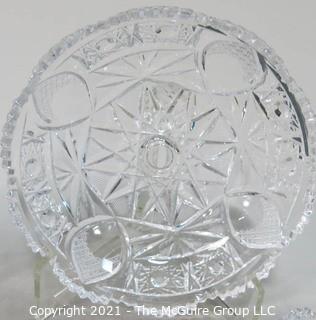 Set of 8 Cut Crystal Bowls.  Each Measures approximately 5" in diameter.