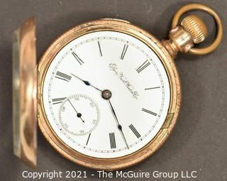 Size 18 - Elgin National Watch Co. - Serial# 5698743 Open 18k Gold Filled Case {Note: Description altered 4-6-22 @ 7:37PM ET}