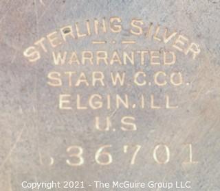 Size 16 - Kracker and Cosinski, Chicago, IL - Elgin Natl. Watch Co. USA - Serial# 12379156  15 Jewels - Hunting Coin Silver Case 