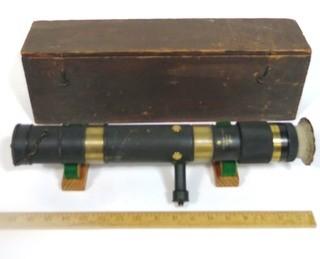 Keuffel and Esser Co. Surveying Instrument with Original Wooden Box