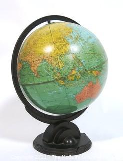 Vintage Replogle World Globe on Stand. 