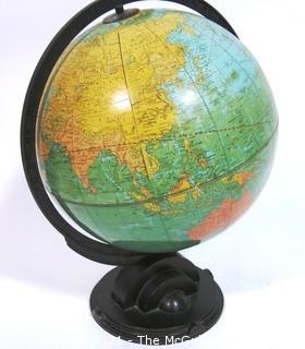 Vintage Replogle World Globe on Stand. 