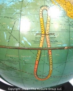 Vintage Replogle World Globe on Stand. 