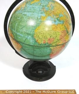 Vintage Replogle World Globe on Stand. 