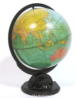 Vintage Replogle World Globe on Stand. 