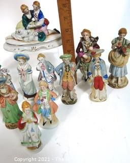 Collection of Made In Occupied Japan Porcelain China Figurines.