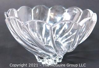 Decorative Signed Marquis By Waterford Crystal Bowl. It Measures approximately 7 1/2" In Diameter. 